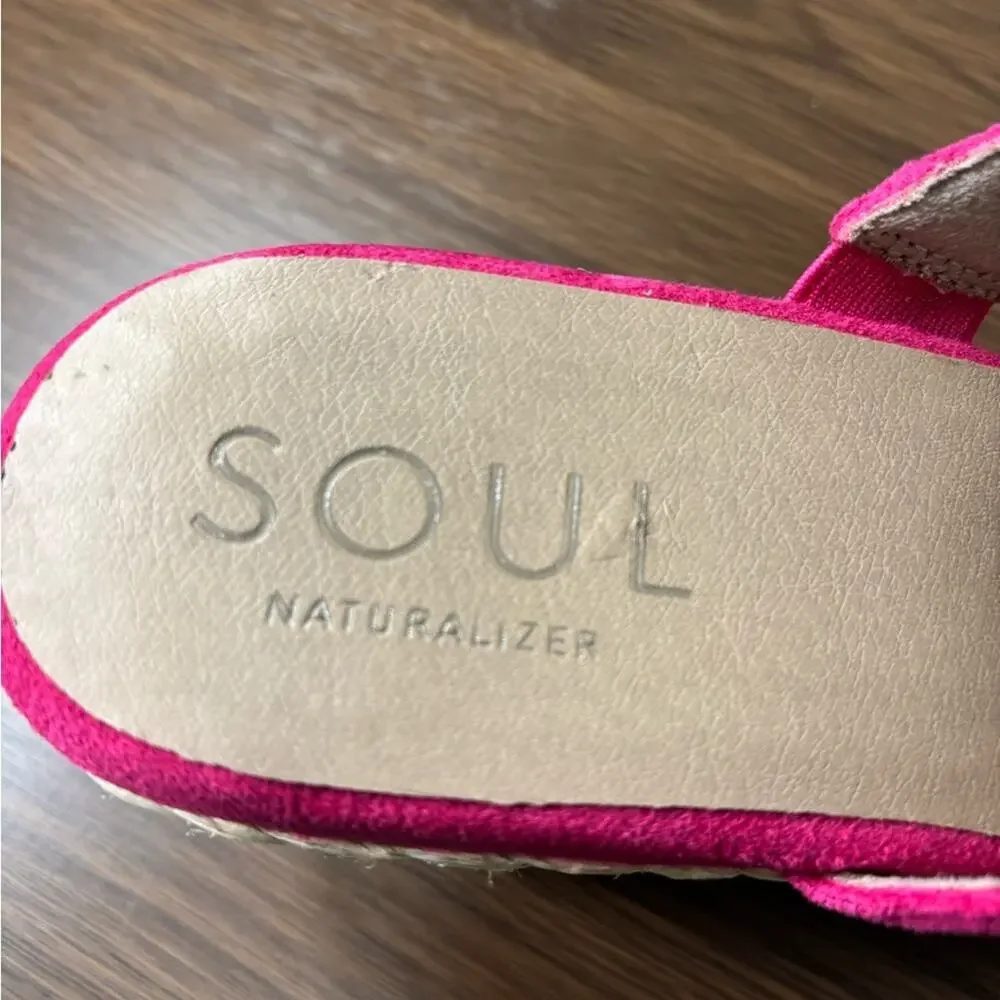 SOUL Naturalizer Pink Floral Espadrilles‎ NWOT Size 11